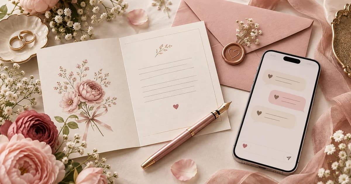 Cách viết lời mời cưới online theo từng vai vế